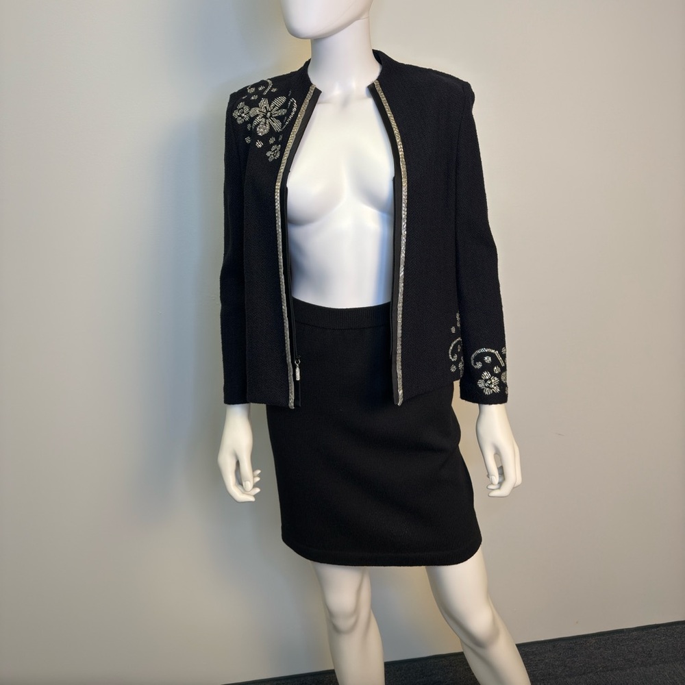 St. John Black Skirt